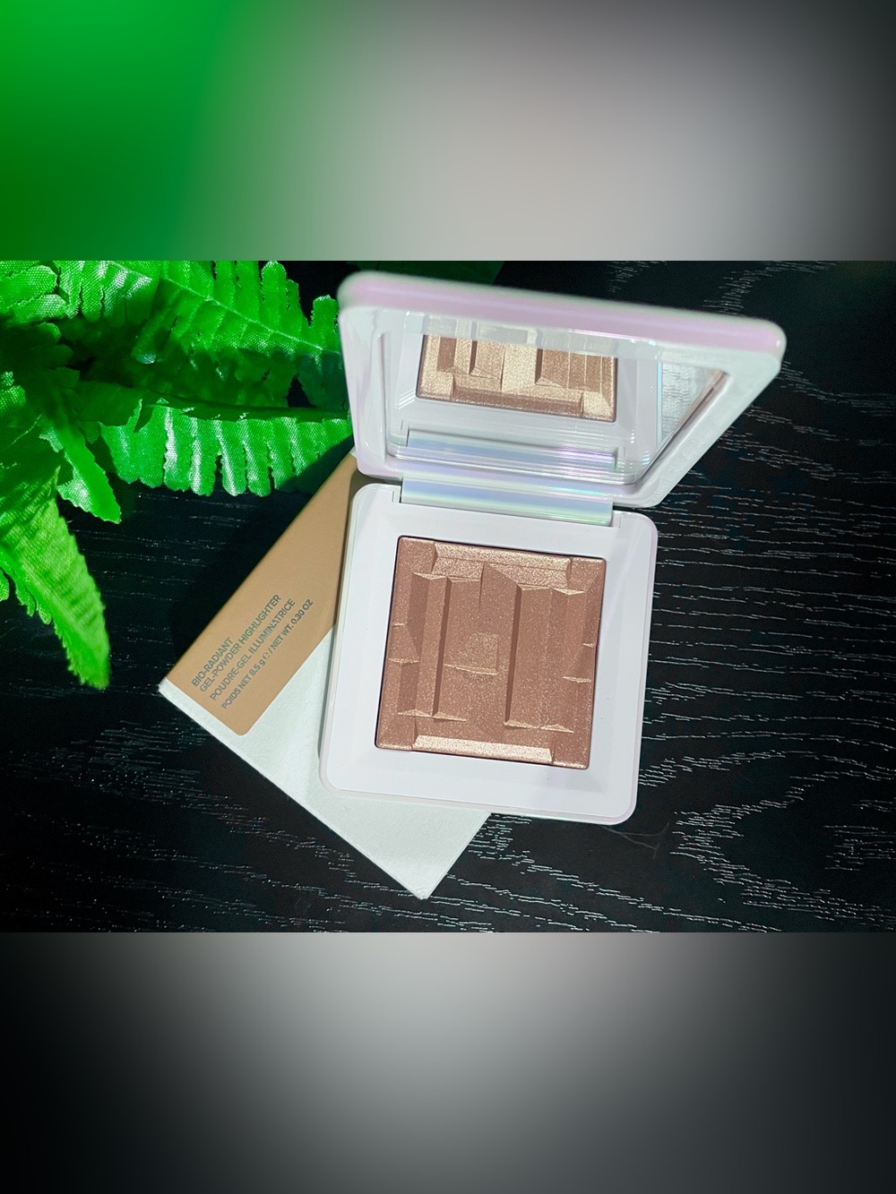 Haus Labs by Lady Gaga Bio-Radiant Gel-Powder Highlighter - Shade Raw Amber - Picture 7 of 12